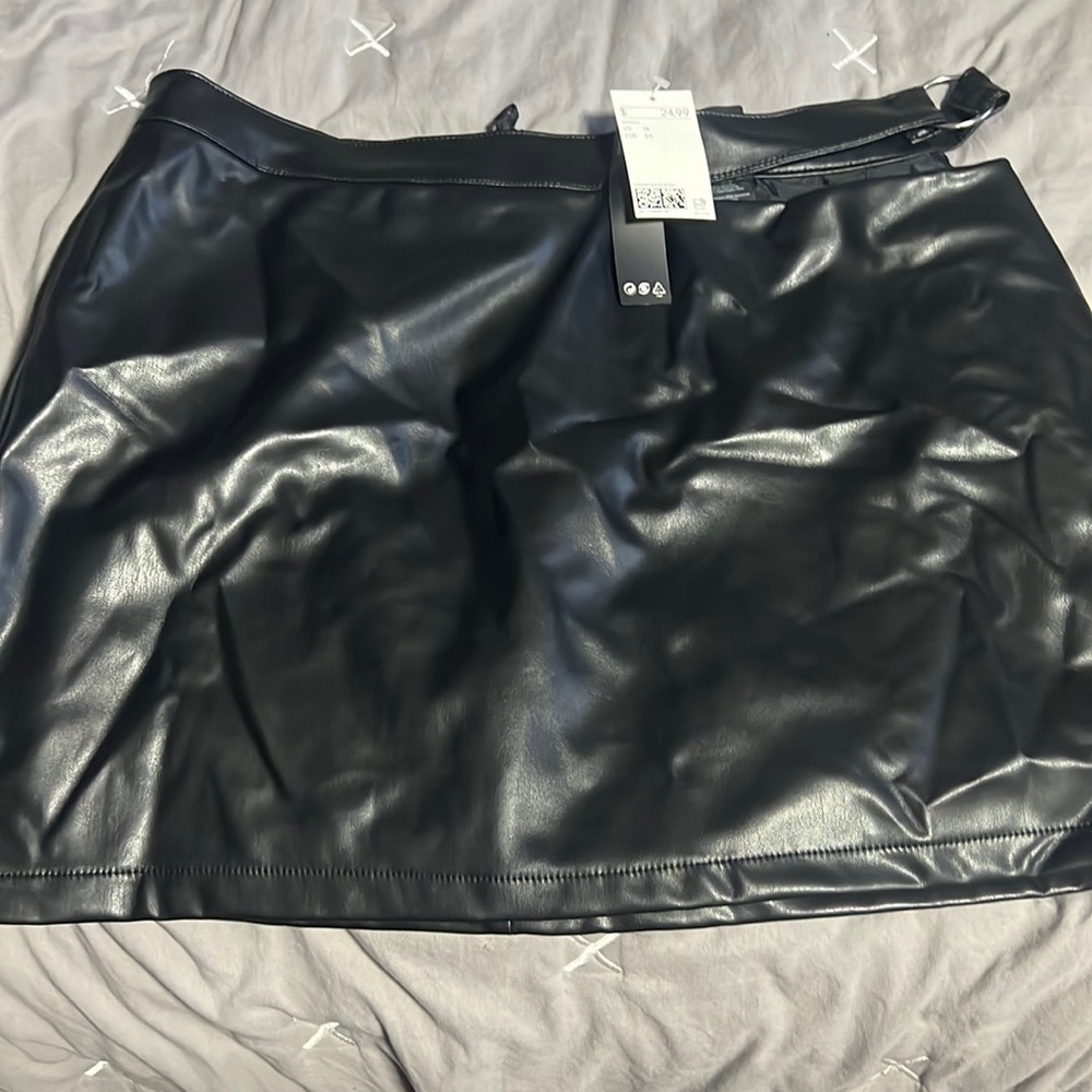 Leather skirt from H&M never worn tags still on too late for me to return